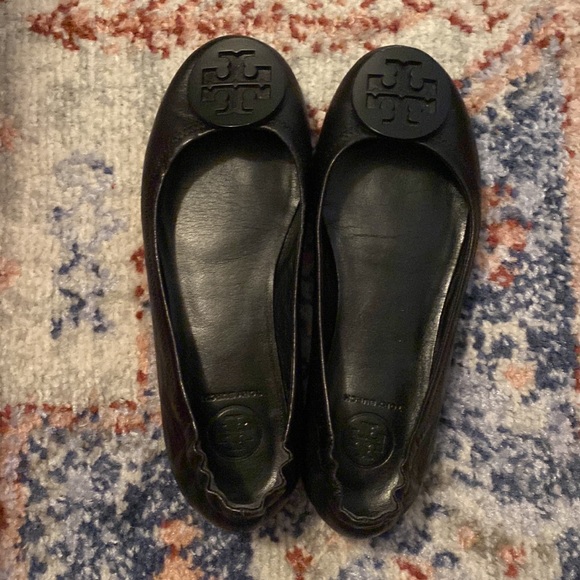 Tory Burch Leather Minnie Travel Ballet Flat - Picture 3 of 7